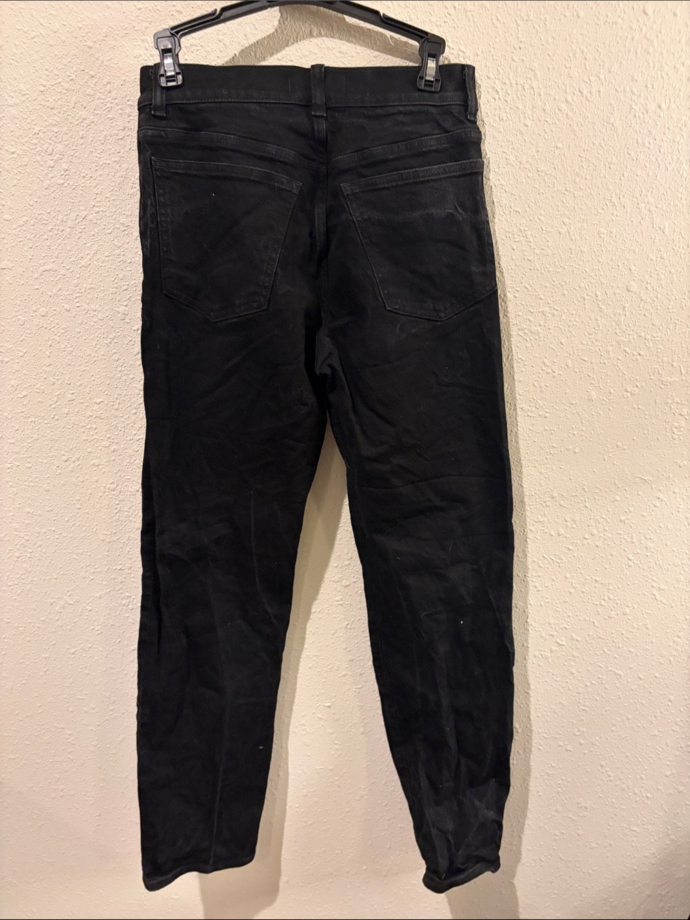 Madewell Black Long Line Straight Jean size 27 - Picture 5 of 5